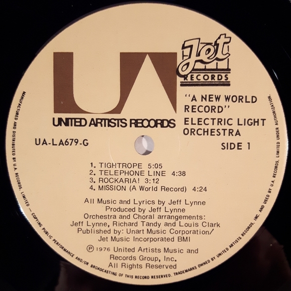 ELO - A New World Record - Vinyl LP Record - Picture 5 of 6